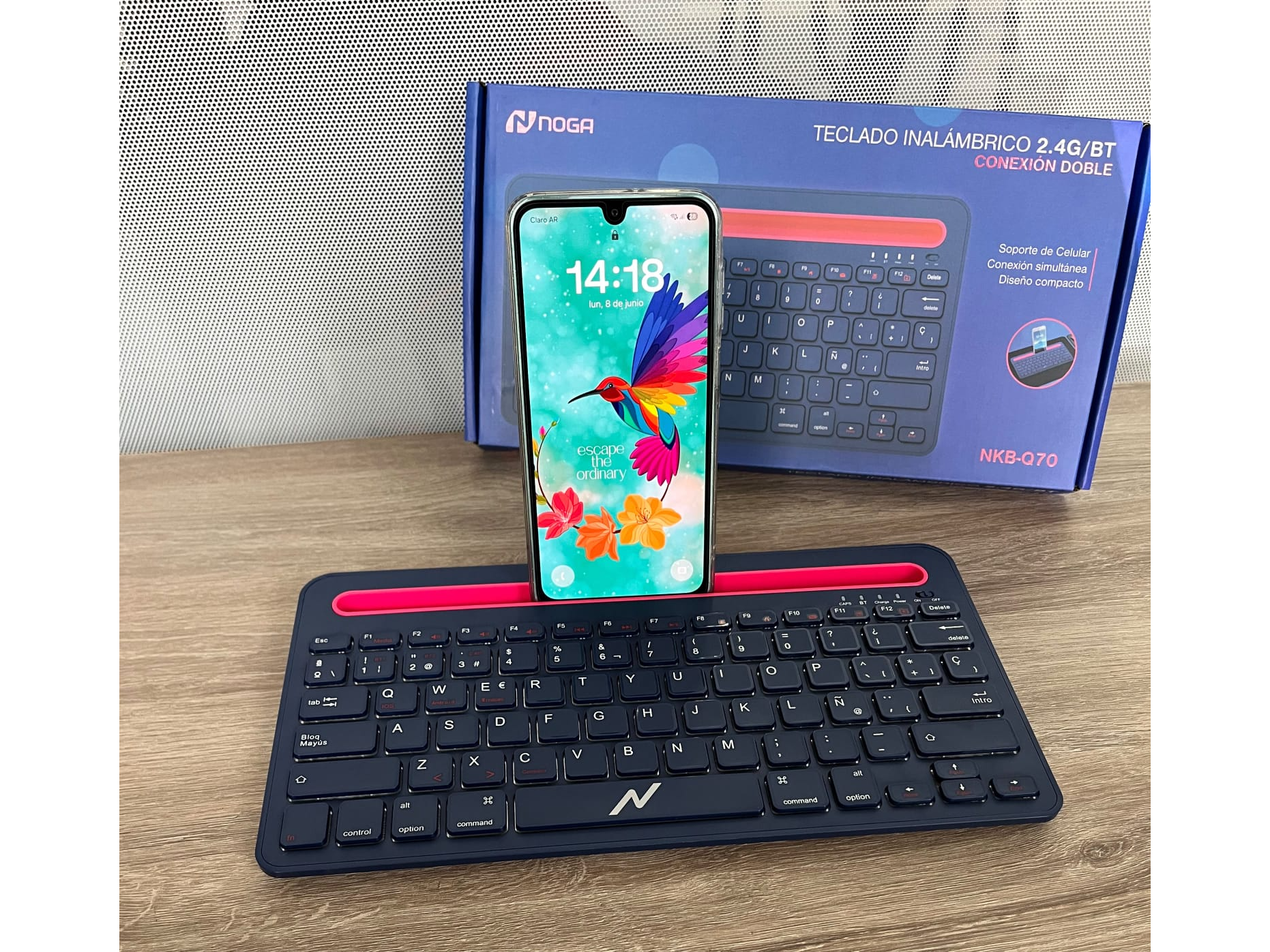 TECLADO INALAMBRICO 2.4G NOGA NKB-Q70