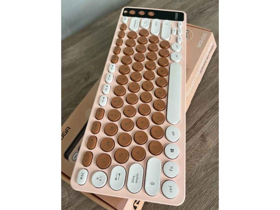 TECLADO INALAMBRICO 2,4G C/SOPORTE MULTITAREA NOGA NKB-Q30