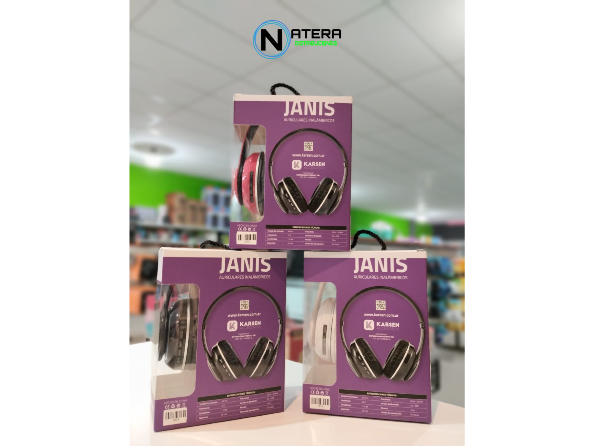 VINCHA BLUETOOTH "JANIS" KARSEN