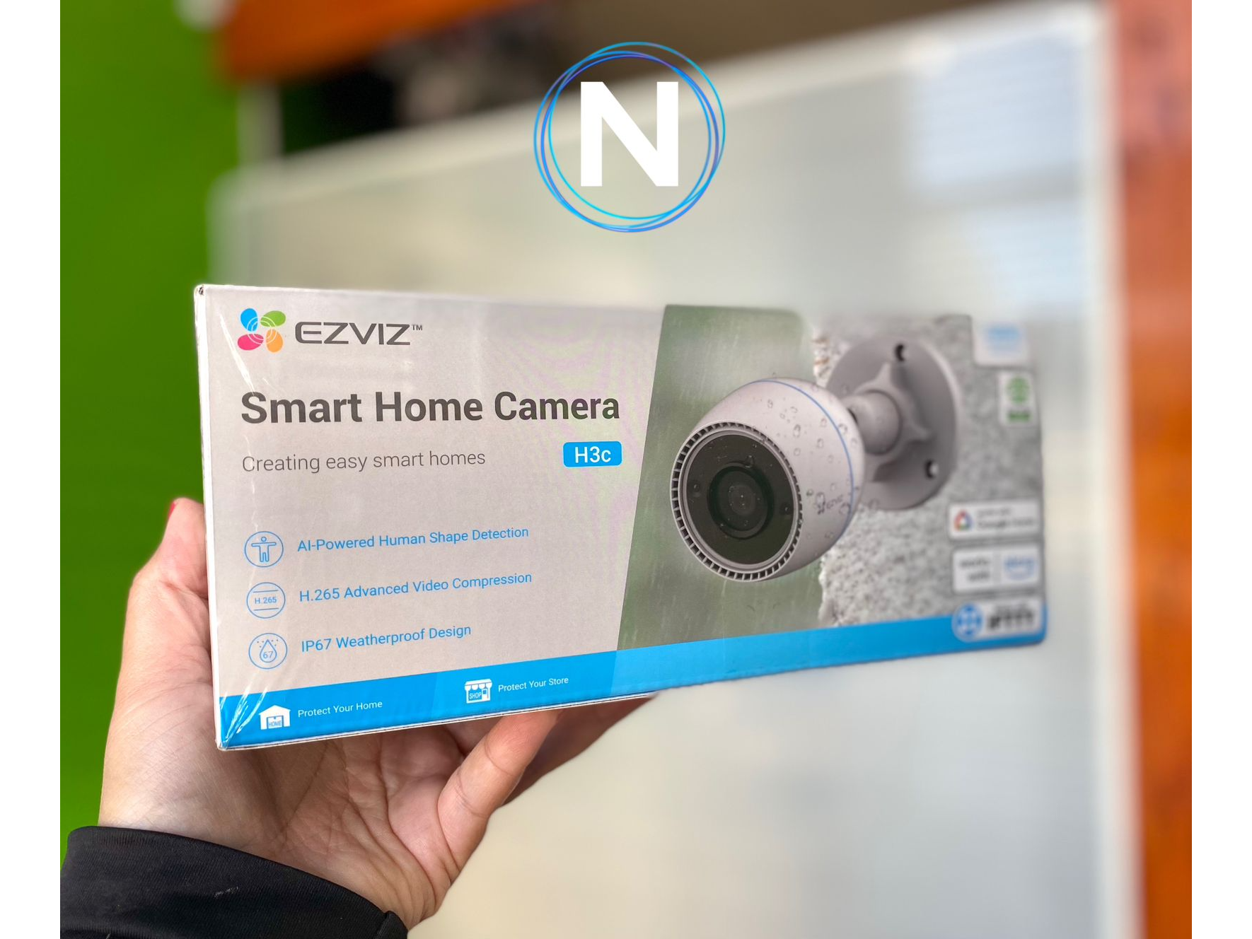 CAMARA EXTERIOR WIFI FIJA (H3C) EZVIZ (1080P) (IP67)