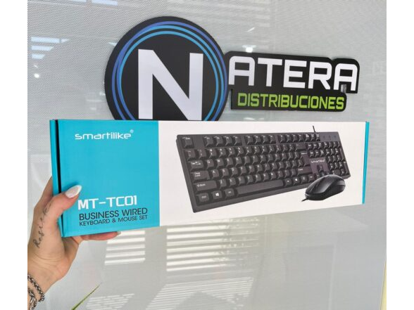 COMBO TECLADO + MOUSE C/CABLE SMARTILIKE MT-TC01