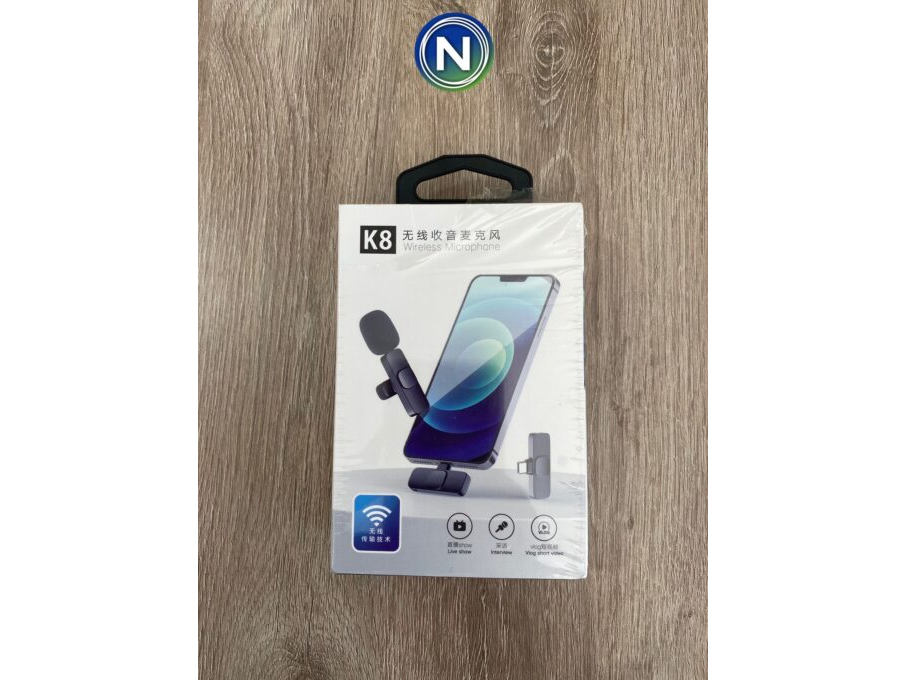 MICROFONO CORBATERO INALAMBRICO K8