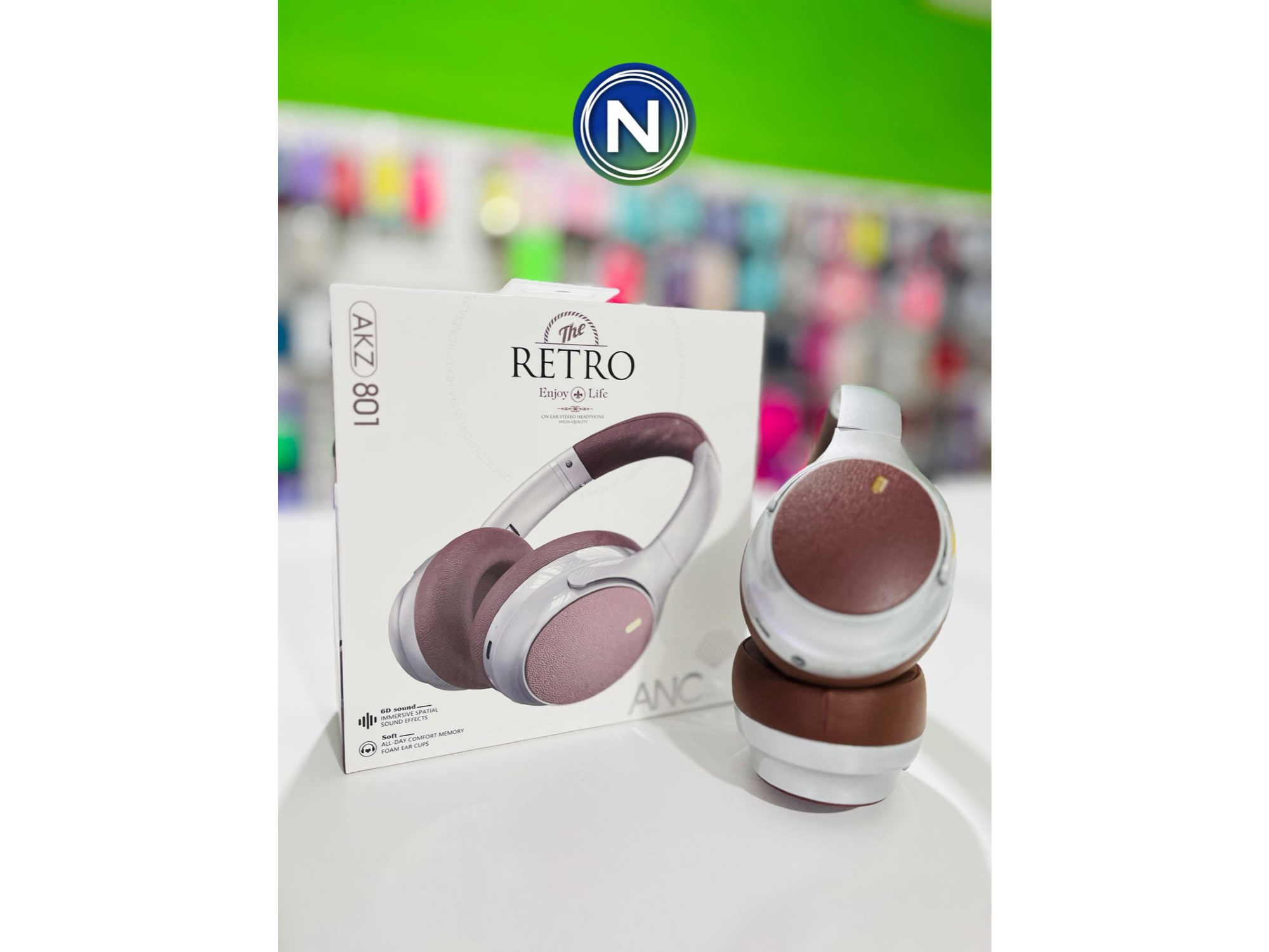 VINCHA BLUETOOTH "THE RETRO" AKZ801