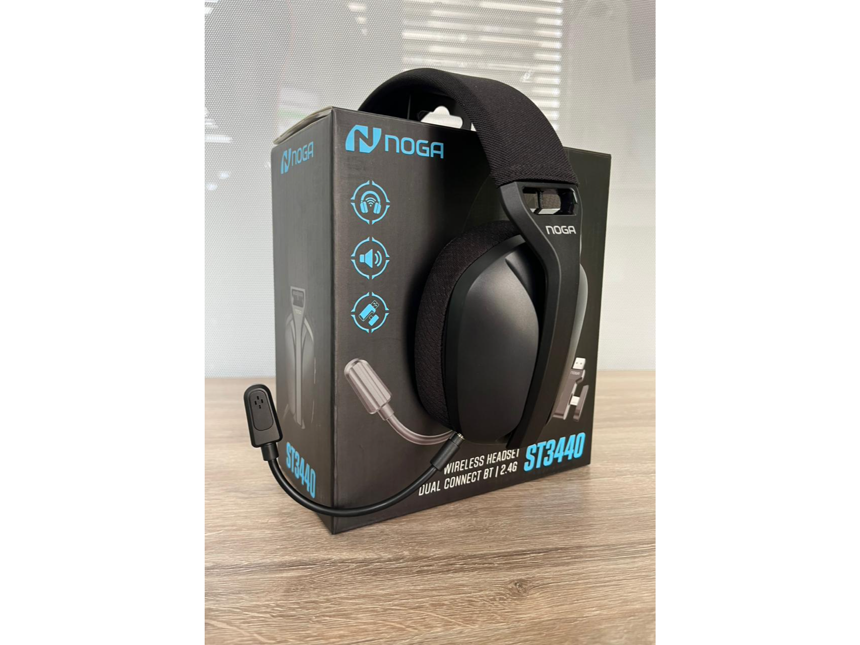 VINCHA GAMER INALAMBRICA 2,4G DUAL NOGA ST-3440