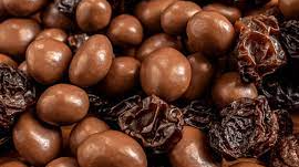 frutos secos bañados en chocolate