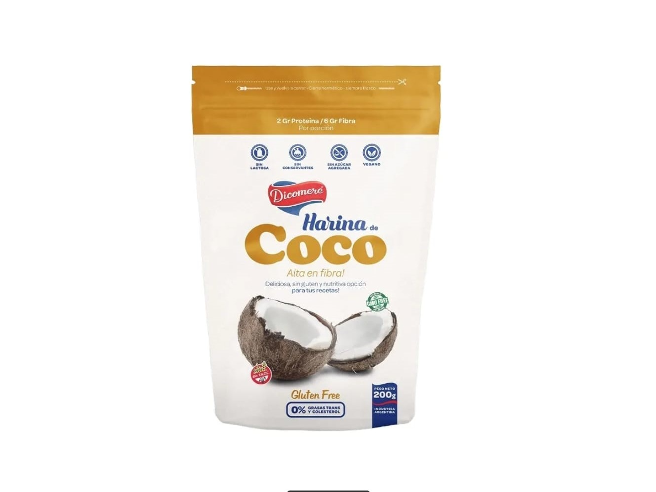 harina de coco x 200 grs