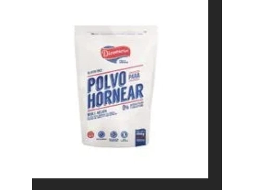 Polvo de hornear sin tacc x 250 grs