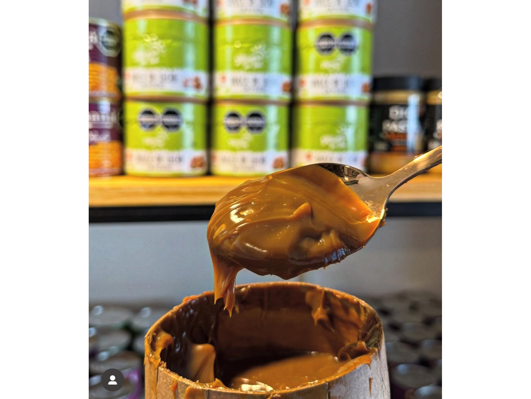 dulce de leche con pistacho