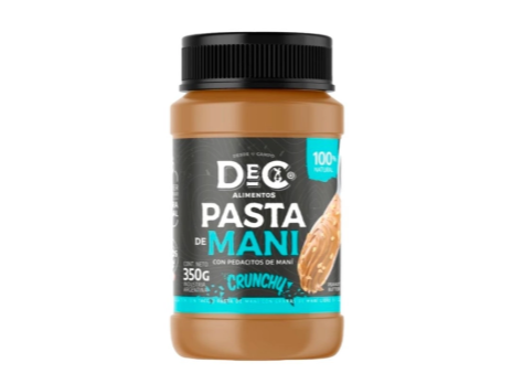Pasta de Maní DEC 100% natural crunchy