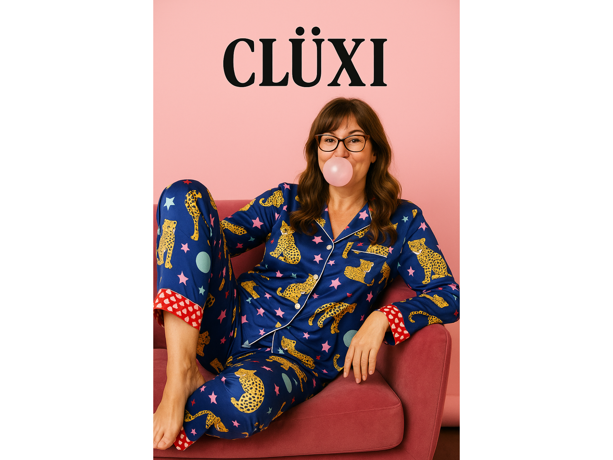 | PIJAMA DE MODAL LÜPE | AZUL