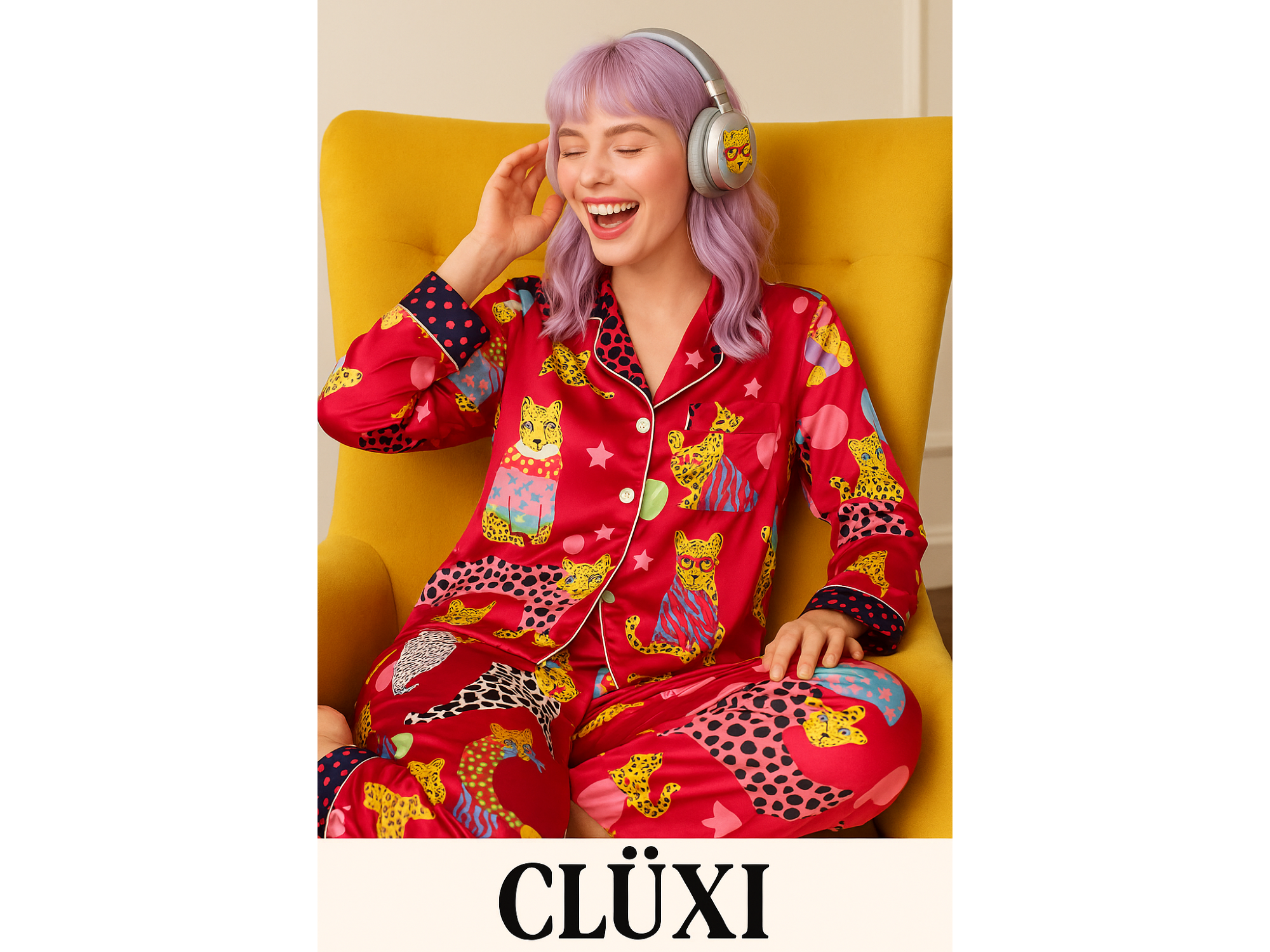 | PIJAMA DE MODAL LÜPE | ROJO