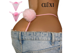 TANGA CON POMPÓN | ROSA |