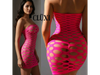 VESTIDO ELÁSTICO SEXY | FUCSIA