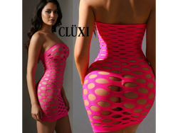 VESTIDO ELÁSTICO SEXY | FUCSIA