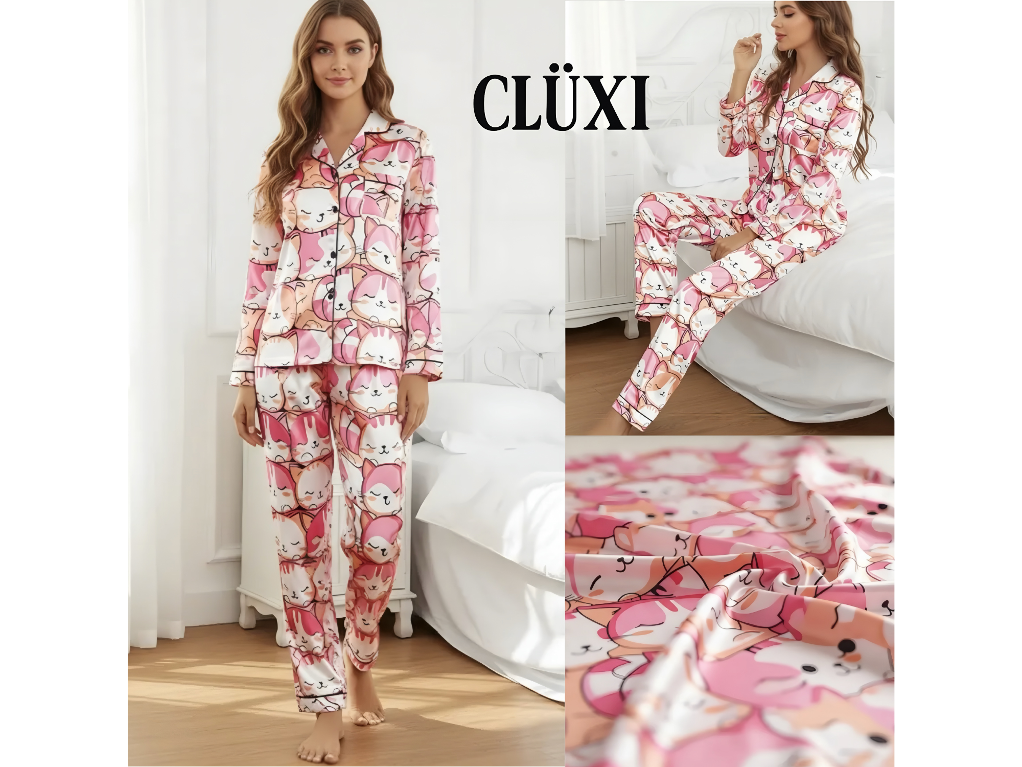 | PIJAMA DE SEDA  CÜTE |