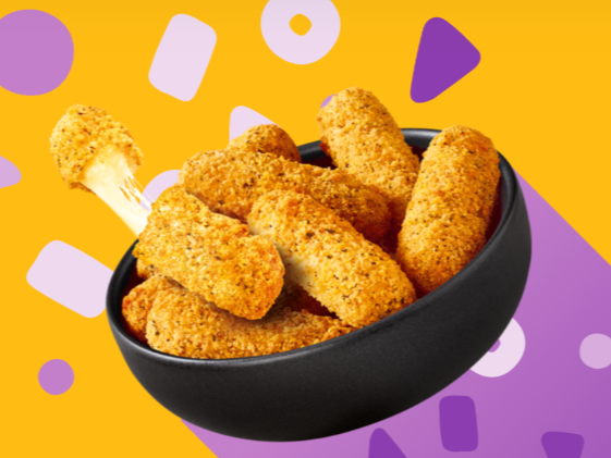 Bastones de mozzarella