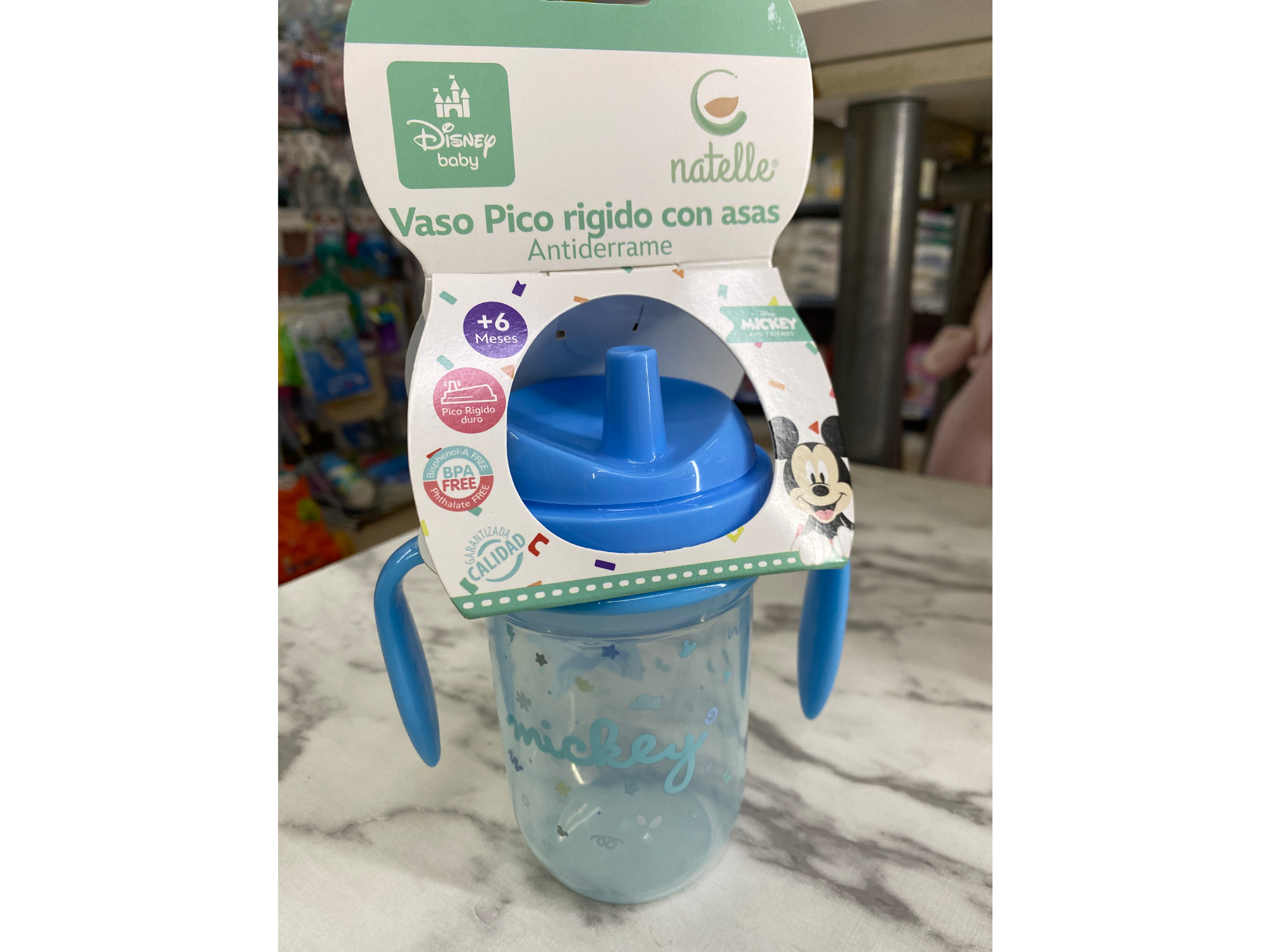 Vaso pico rígido con asas DISNEY