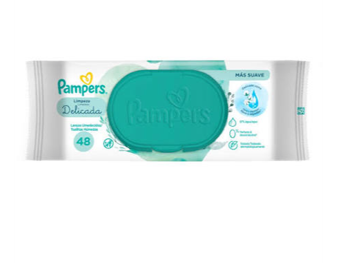 Toallas Pampers con tapa higiene completa