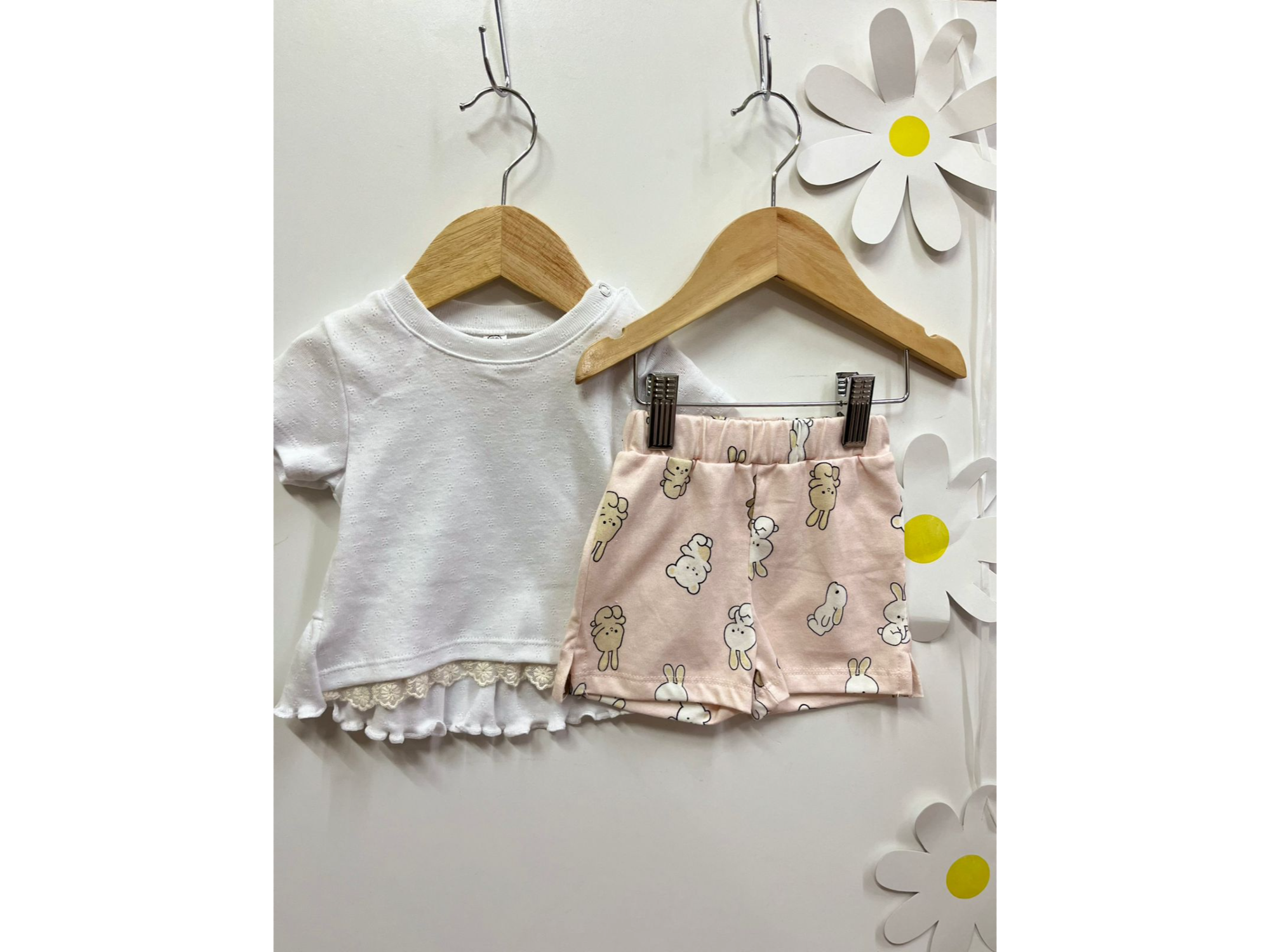 Conjunto Reme beige+ short "Lola"