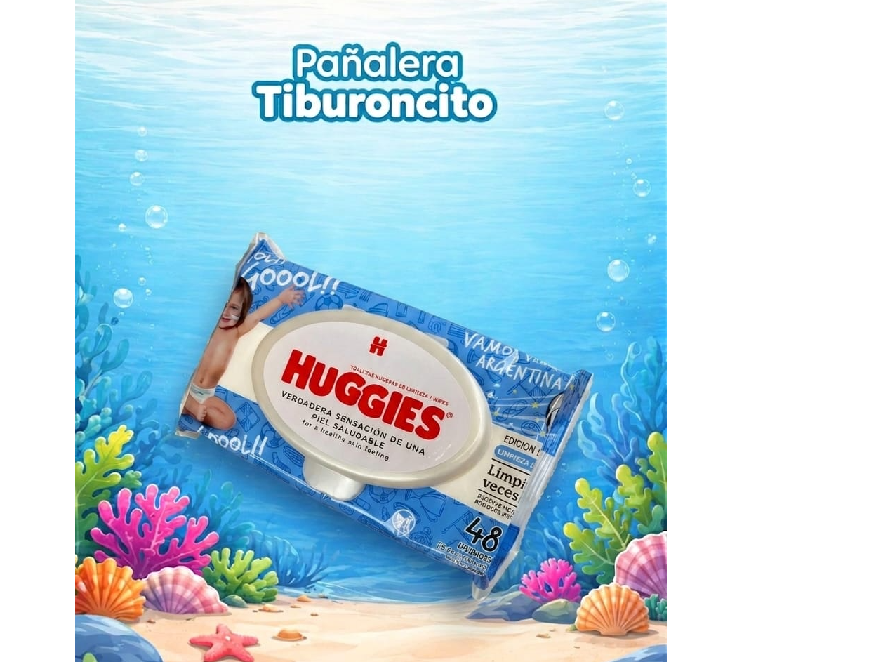 Toallitas Huggies Vamos Argentina x48 unidades (EDICION LIMITA)