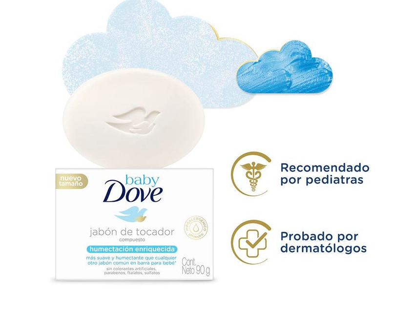 Jabón Dove baby