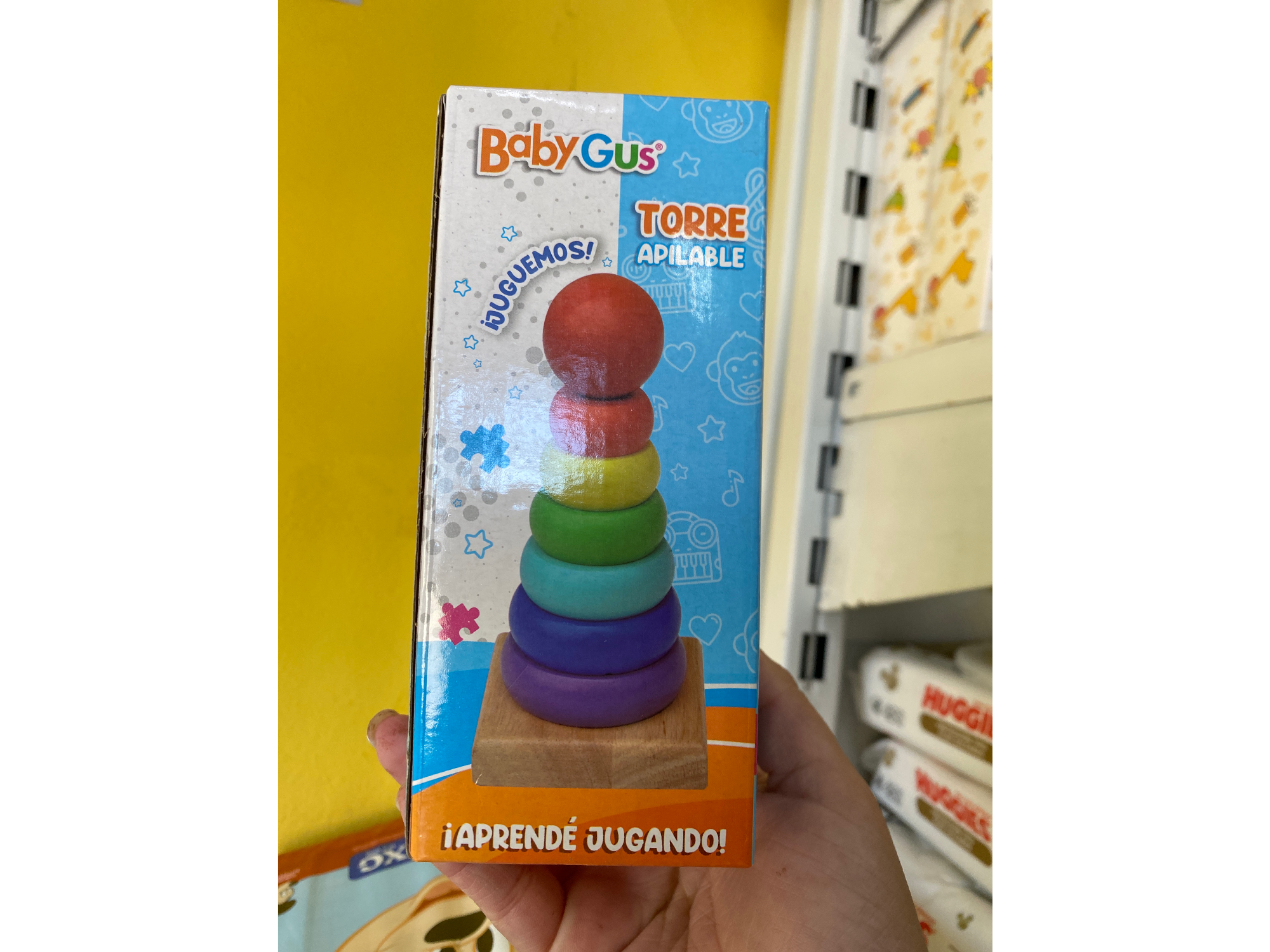 Torre apilables de madera