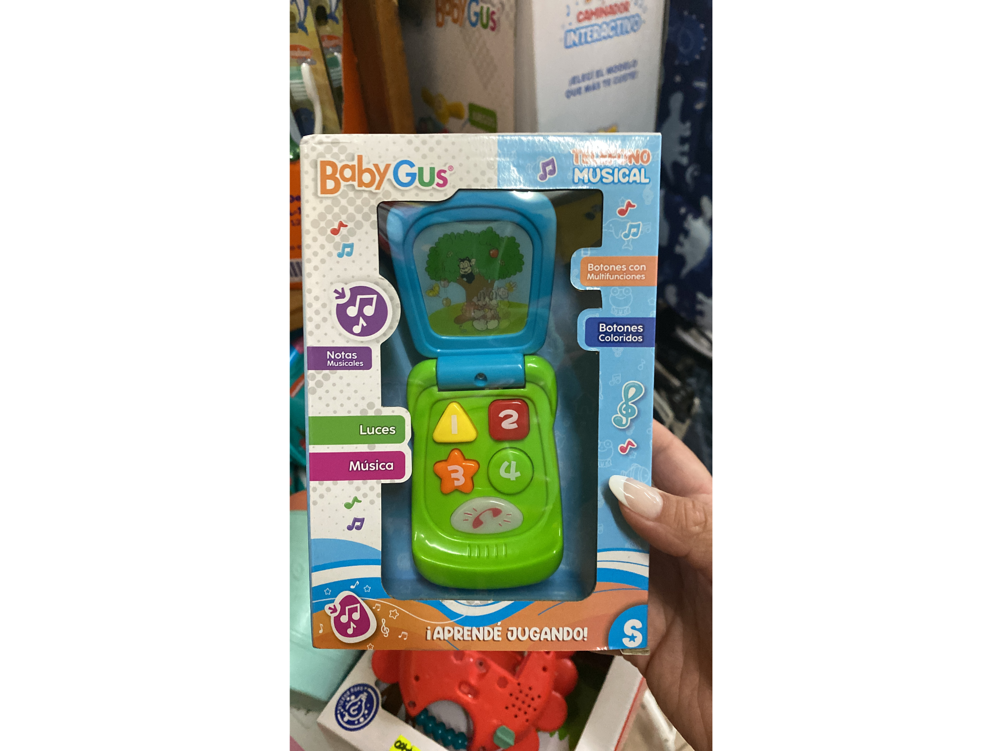 Teléfono celular con música