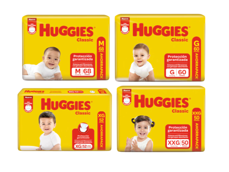Huggies Classic pack ahorro