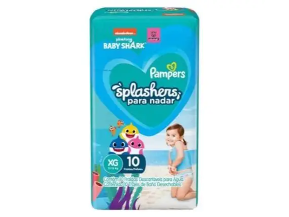 pañal de agua pampers