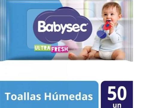 Toallas babysec ultra x 50