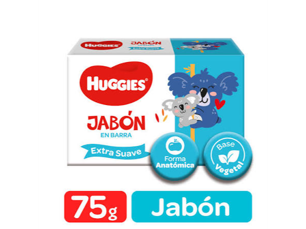 Jabón en barra HUGGIES