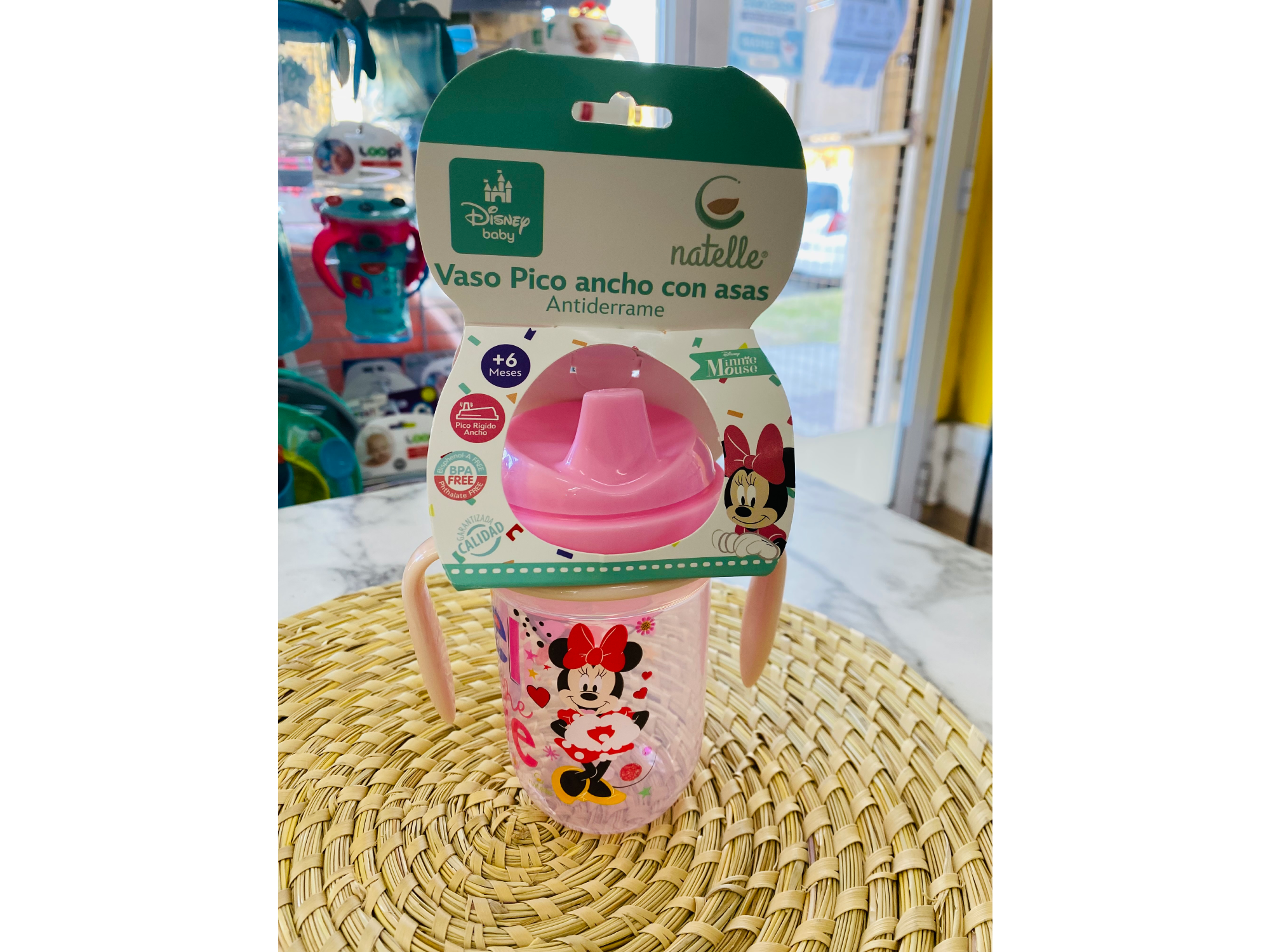 Vaso pico ancho con asas DISNEY