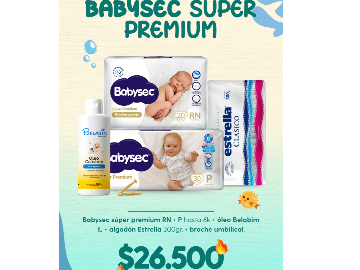 Combo Rn babysec premium
