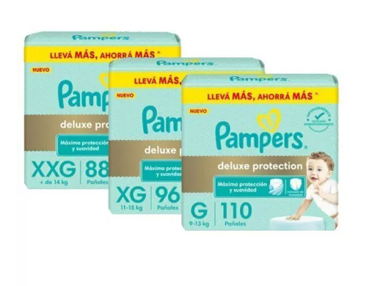 Pampers Deluxe pack Mensual