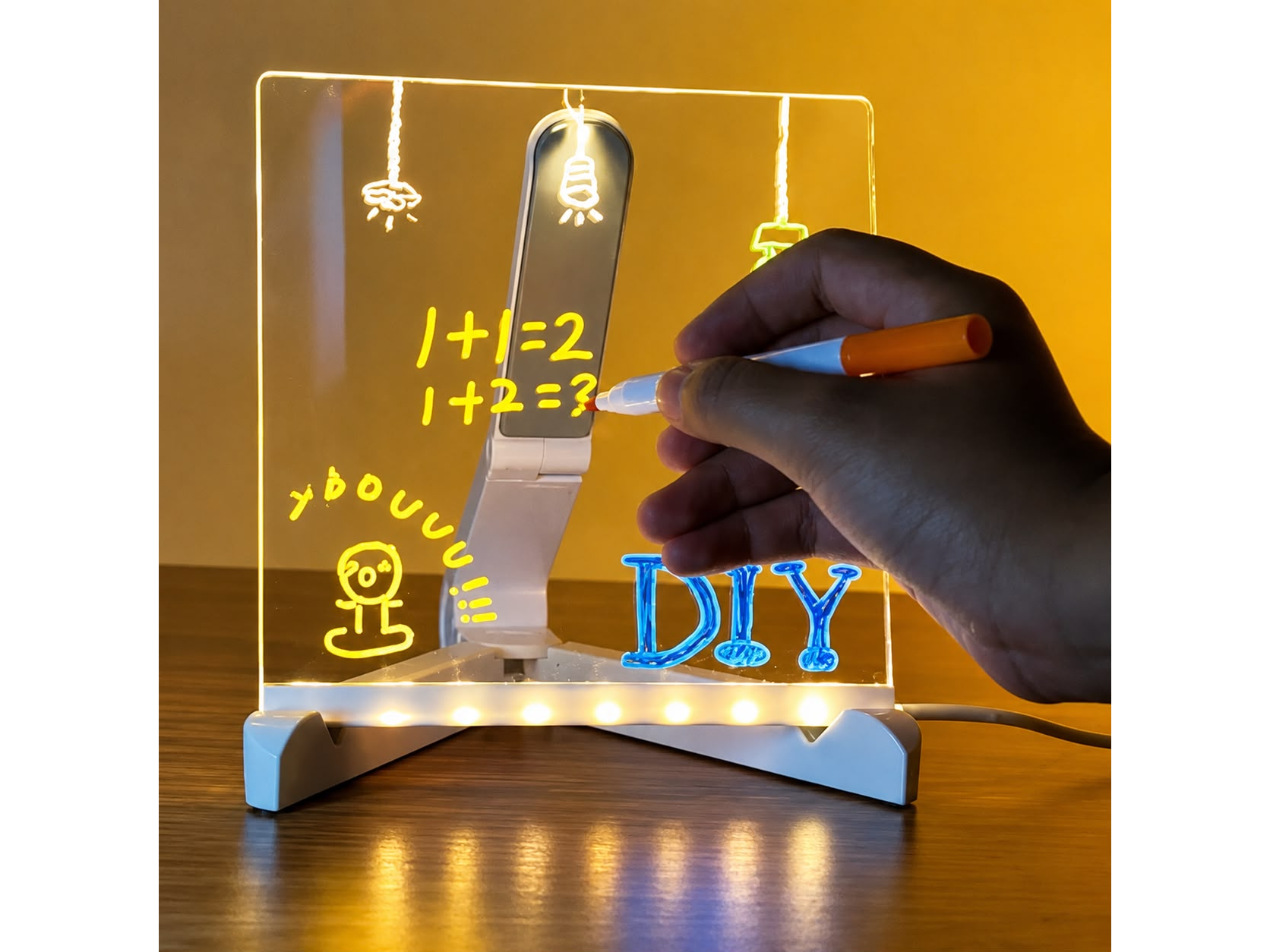 Pizarra Mágica Led 15 cm x 15 cm✨️