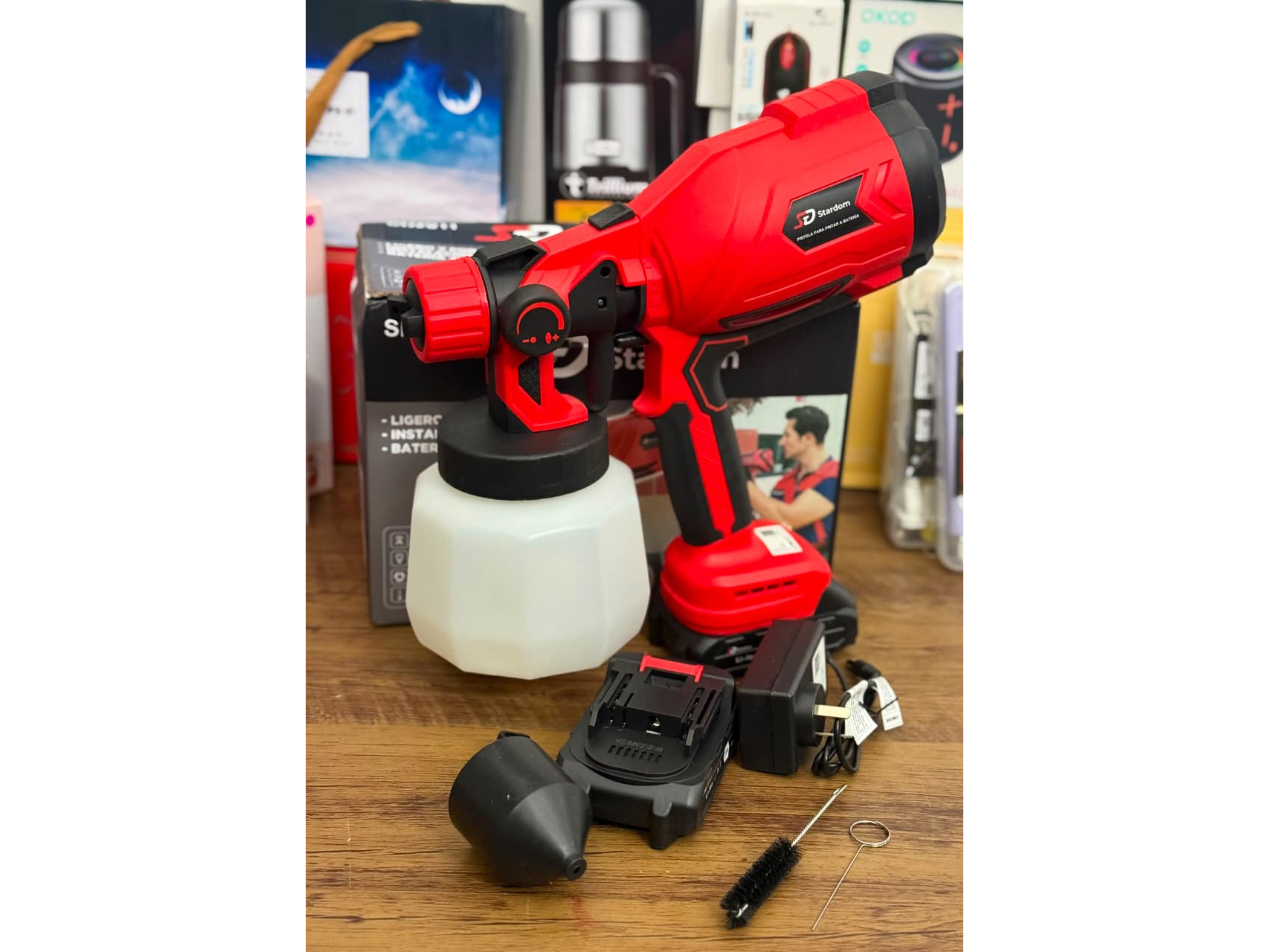 Pistola de pintar inalámbrica