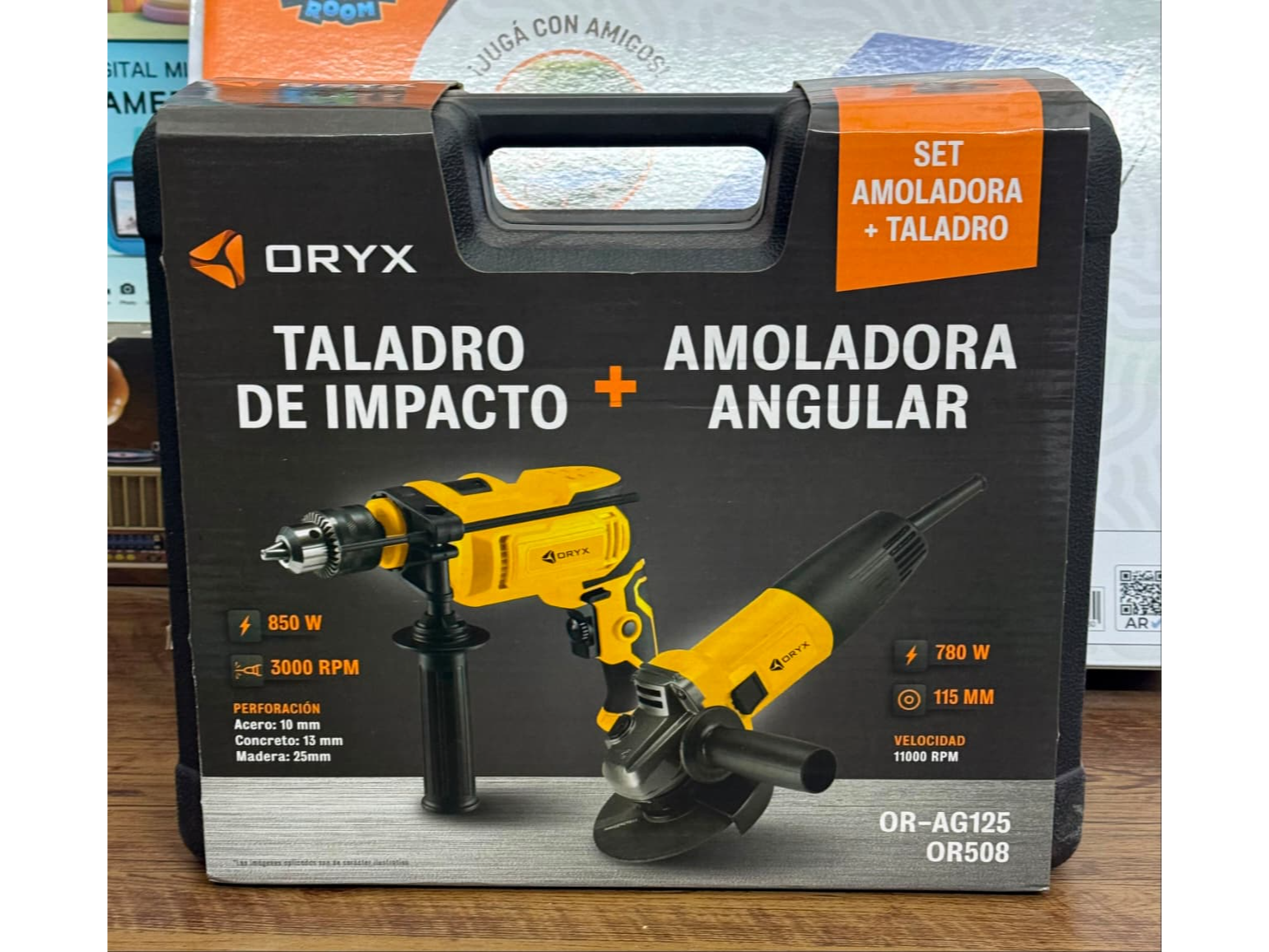 Taladro de Impacto + Amoladora Angular