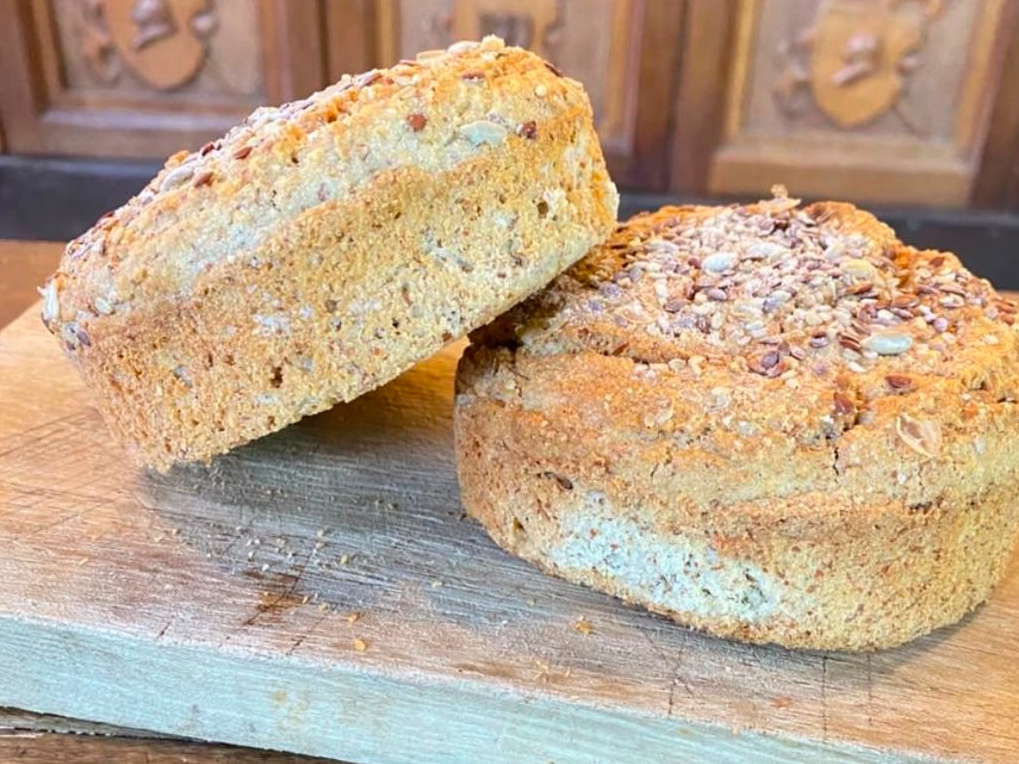 Pan de hamburguesa keto