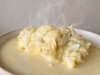Gratin de coliflor, pollo y huevo