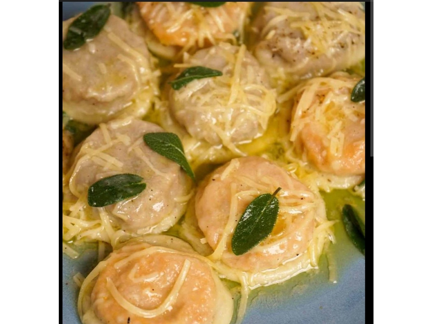 Sorrentinos de Calabaza y Queso