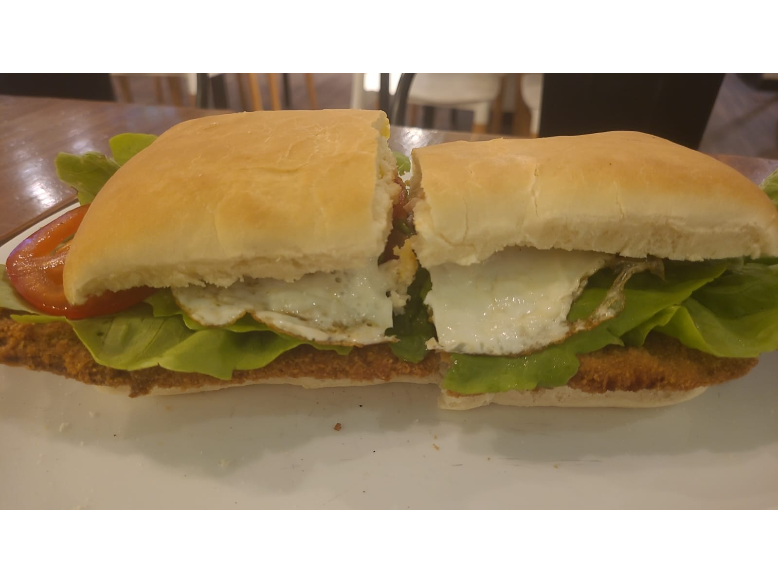 Sandwich de Milanesa solo con Fritas