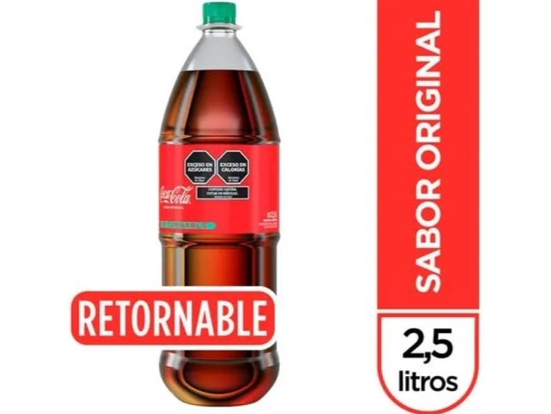 COCA RETORNABLE 2.5LTS