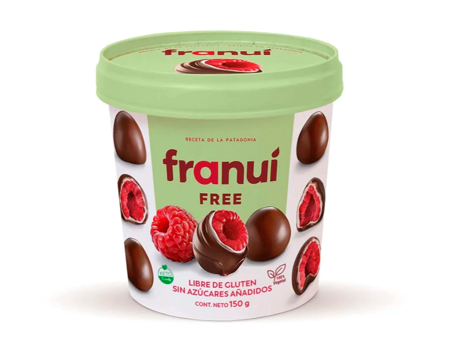 FRAMBUESAS BAÑADAS EN CHOCOLATE (SIN AZÚCAR)