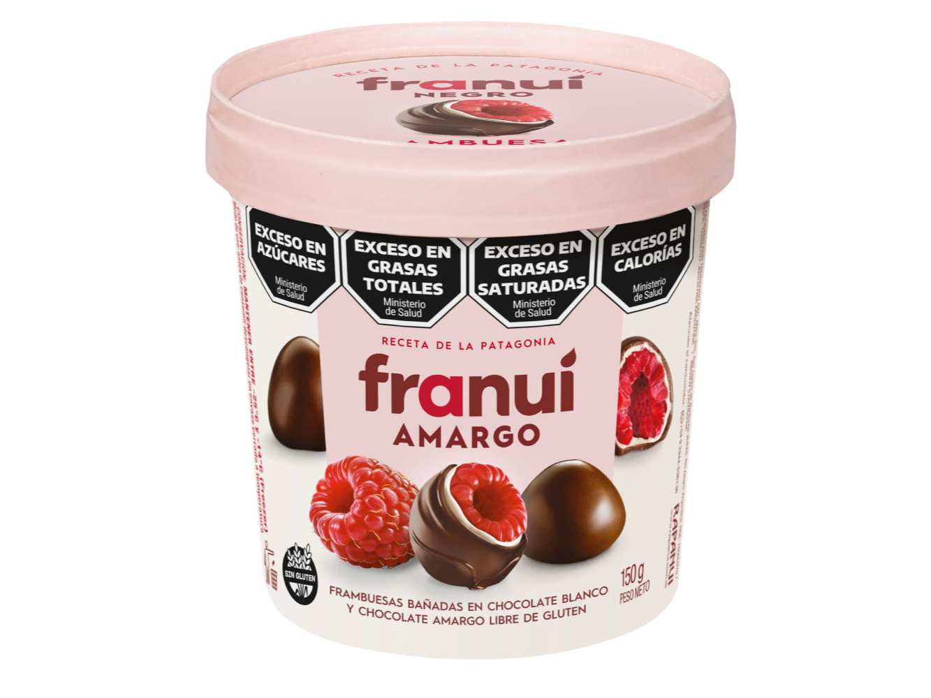 FRAMBUESAS BAÑADAS EN CHOCOLATE NEGRO