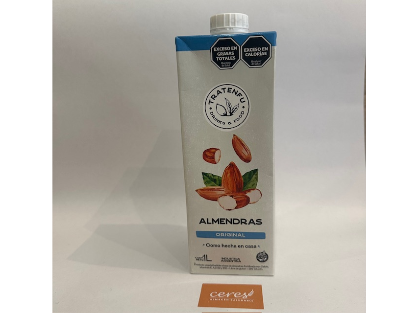 Bebida vegetal de almendras