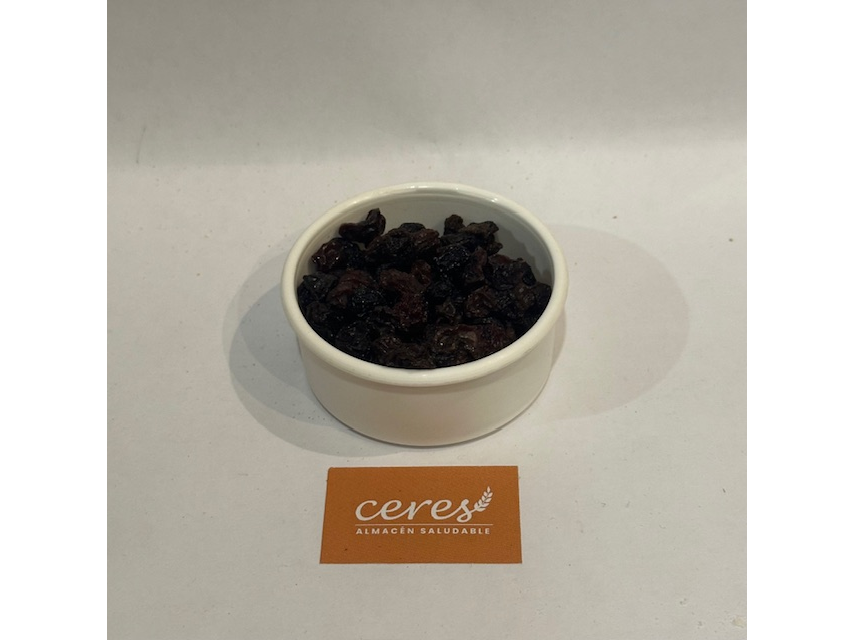 Pasas de uva negras sin semilla