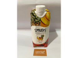 Jugo multifruta (banana, ananá y frutilla)