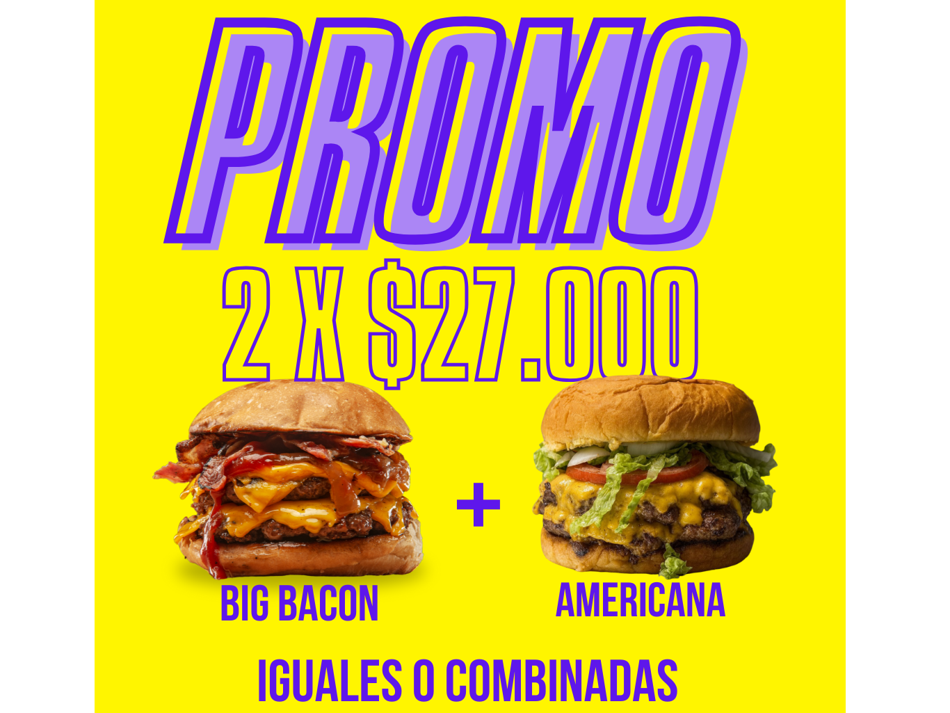 2 Hamburguesas a elección #2