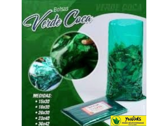 Bolsas Verdes Plásticas