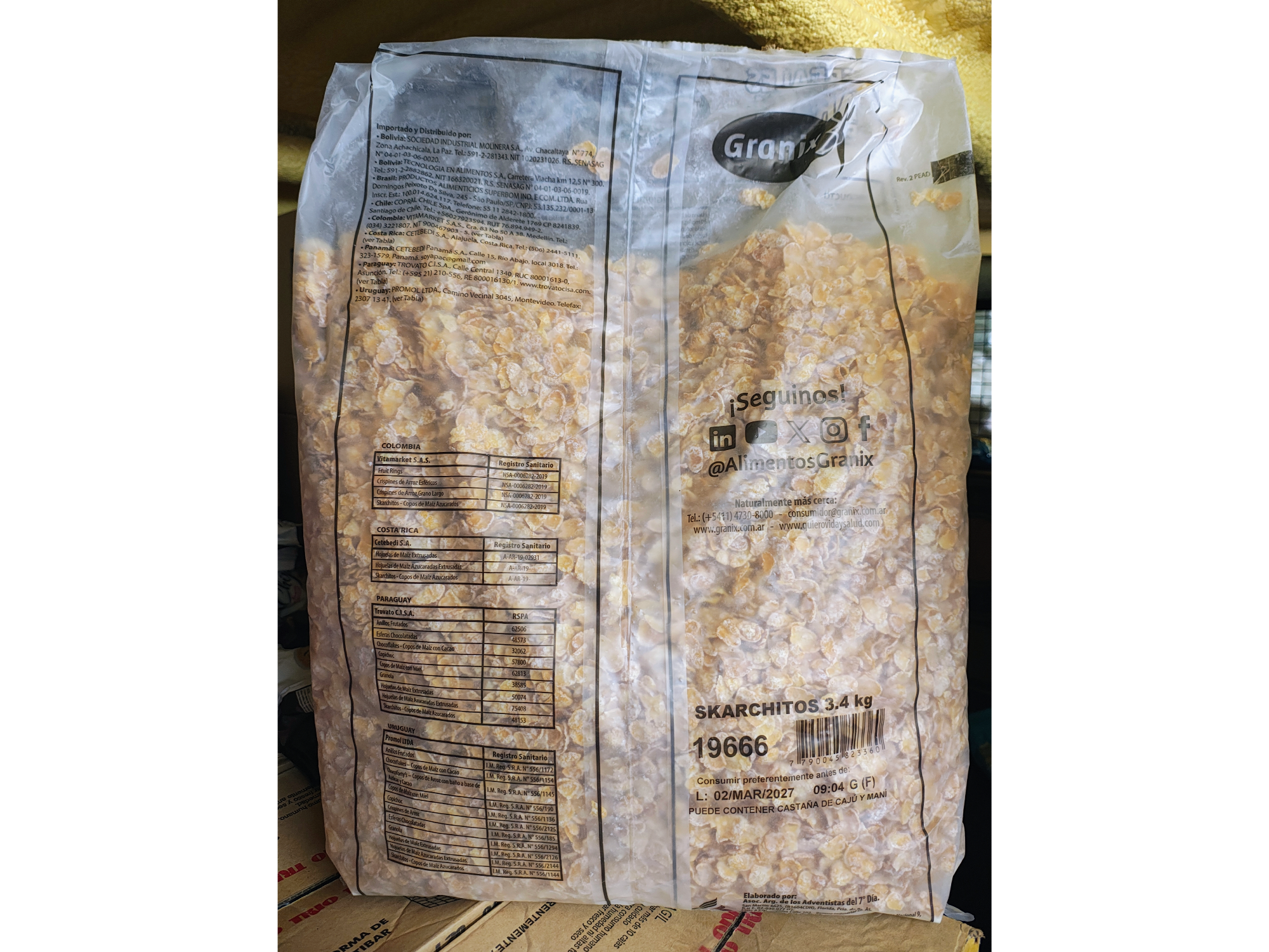 COPOS AZUCARADOS 3.4 KG GRANIX